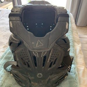 Leatt Neck Brace and Chest Protector, all in One.